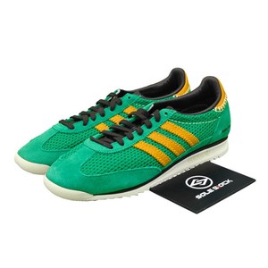 adidas gazelle silver green womens Wales Bonner // X Adidas Brown & Orange Knit SL72 Sneaker – VSP Consignment