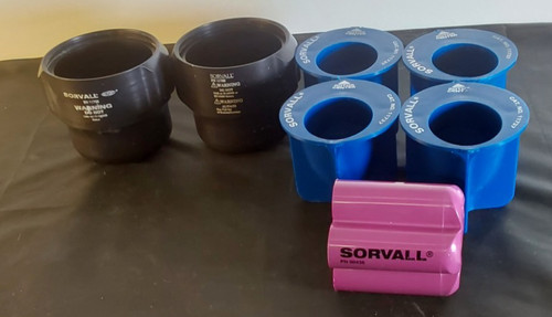 Lot of 7 Centrifuge Buckets and Inserts