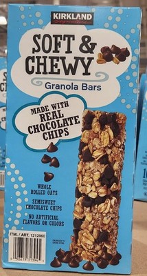 Kirkland Signature Soft & Chewy Chocolate Chips Granola Bars (64 Bars)