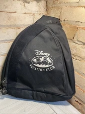 Disney Vacation Club DVC Member Sling Bag Mickey Mouse Black