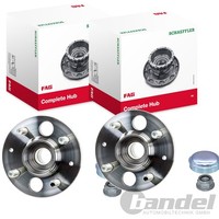 2X FAG RADLAGER-SATZ Hinten Passend FÜR Honda Jazz Links+Rechts
