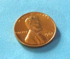 1962    CHOICE BRILLIANT RED PROOF   WHEAT CENT  #2