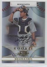 2008 Donruss Threads Rookie Gold Signatures 45/100 Wilson Ramos #130 Auto s7f