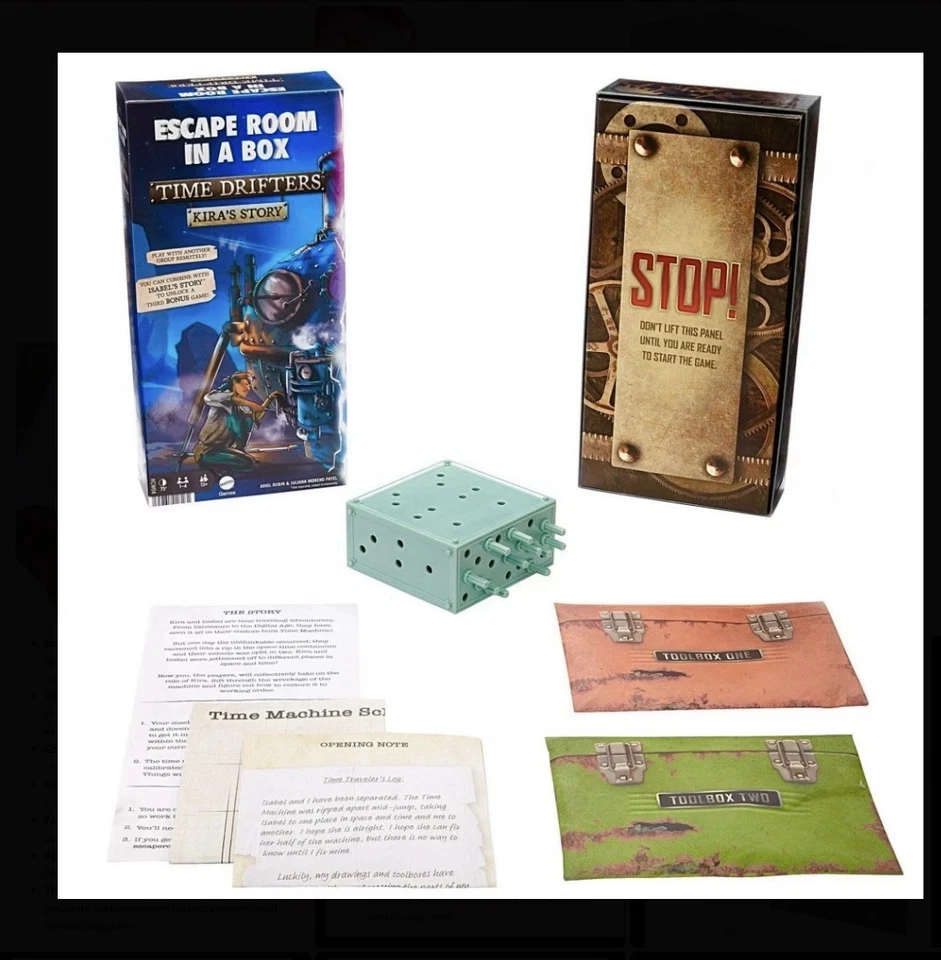 Escape Room In A Box Time Drifters Kira’s Story - FIX THE BROKEN TIME MACHINE - Image 2 of 4