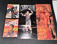 WWF WWE Edge Christian Terri Runnels  Kurt Angle Signed Auto Magazine No Cert