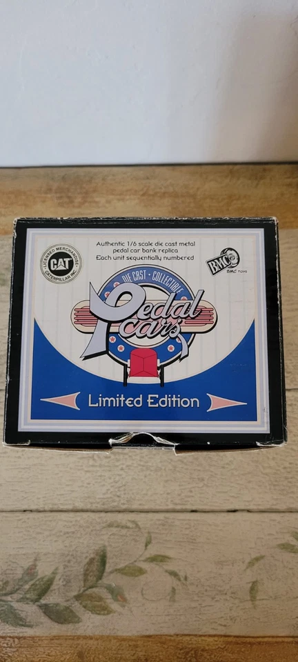 Caterpillar Replica Pedal Car Racer Diecast Bank Limited Edition 1 of 1,250  - Image 3 of 4