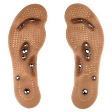 10.5" Magnetic Massage Acupressure Reflexology Foot Therapy Shoe Insoles :1 pair