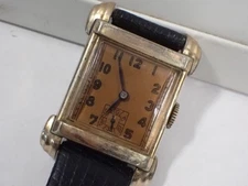 Vintage 566 Alpina 17 Jewel Men's Manual Wind Wristwatch 10 K RGP good balance