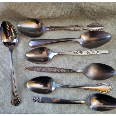 7 mixed spoons Tiara ~ Don4 ~ Steamline ~ Spanada ~ ? ~ Mansfield ~ Aztec-Encore