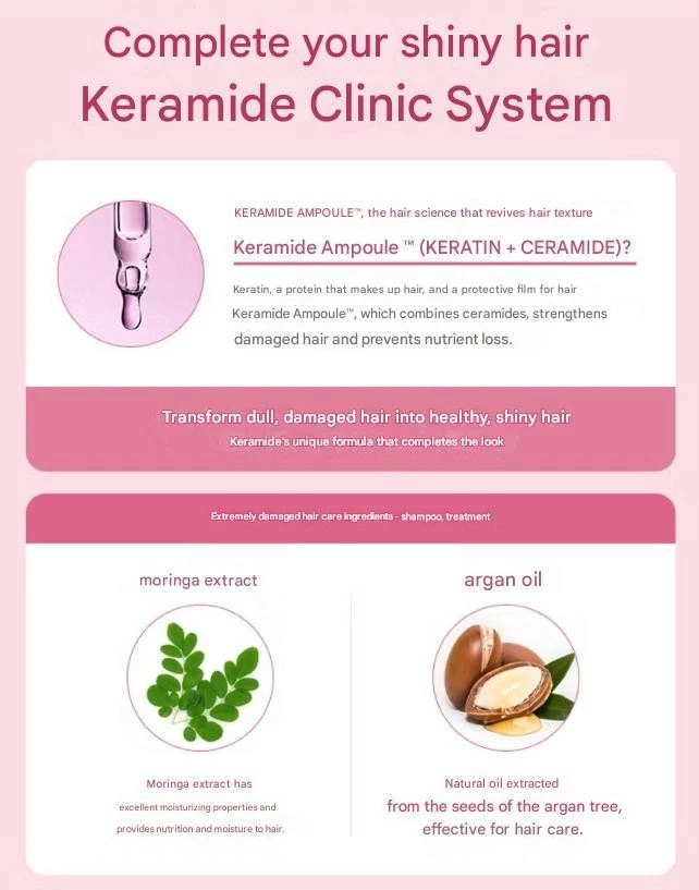 KERASYS Keramide Extreme Damage Clinic Shampoo 600ml Hair Care Shampoo K-Beauty - Image 3 of 4