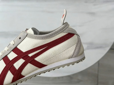 2025 Onitsuka Tiger Mexico 66 Classic Unisex Shoes Beige/Red