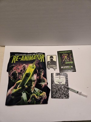 ReAnimator 40th Anniversary Bundle Set Fright Rags Shirt XL VHS