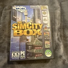 The Sim City Box PC DVD-ROM Software 5 Video Games EA Windows Complete