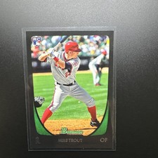 Mike Trout 2011 Bowman Draft Picks & Prospects RC C #101 Los Angeles Angels