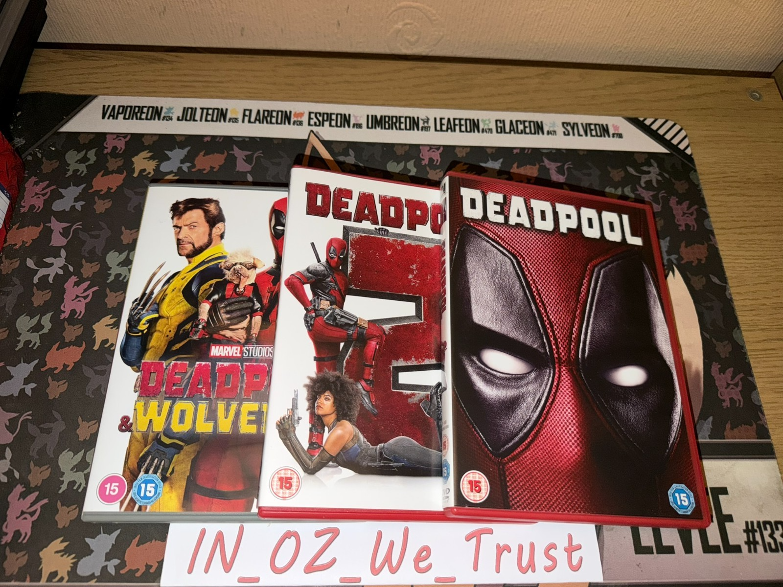 Deadpool 3 Movie Collection (DVD, 2024, 3-Disc Box Set)