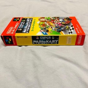 Masterpiece Super Mario Kart Shvc-Mk Famicom Box With Instructions SNES JPN Vint