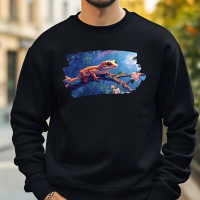 Gecko Pixel Art Sweatshirt Kuschelig und Perfekt für jeden Anlass S bis 4XL