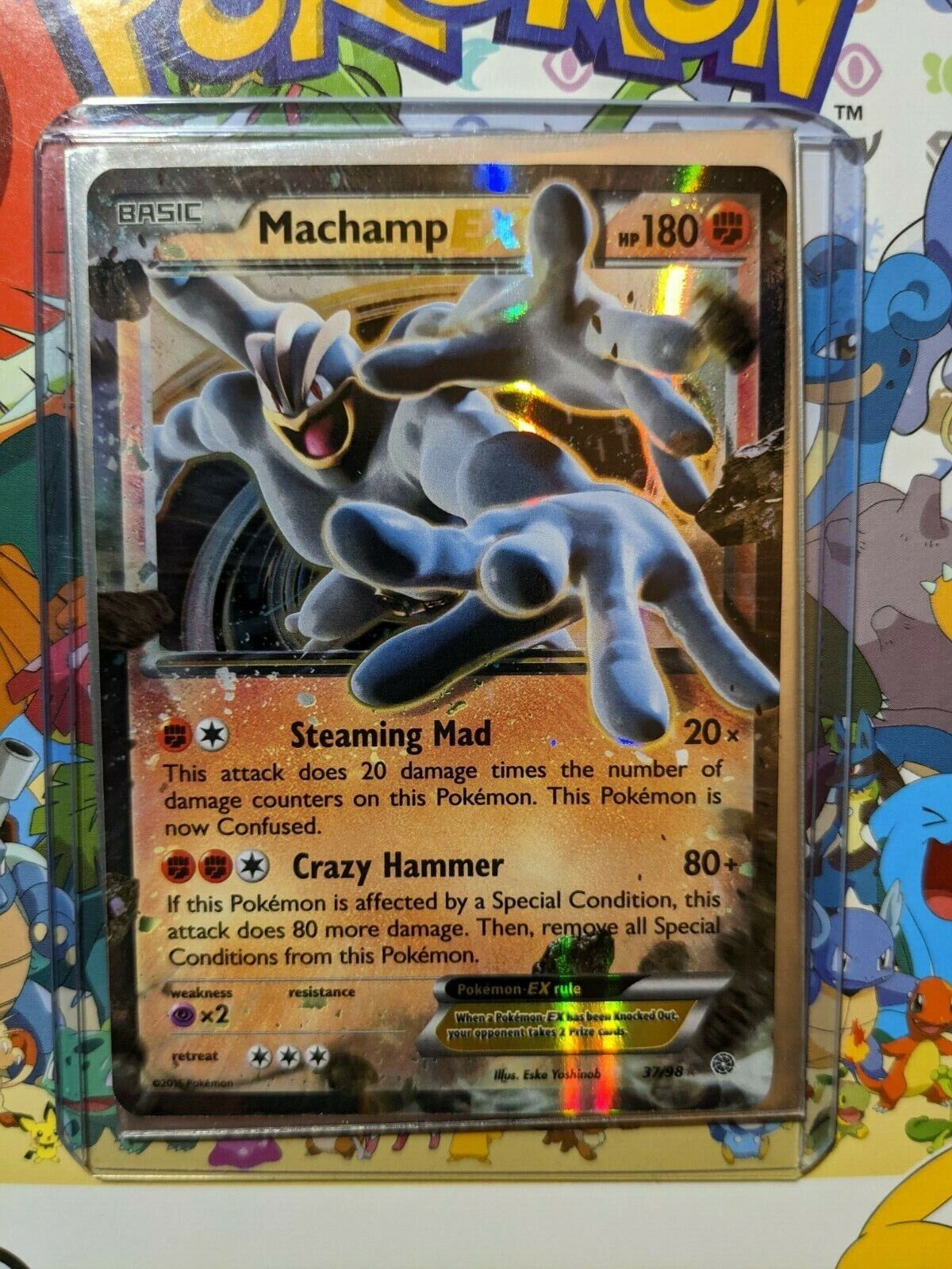 Lata - Pokémon Lutador - Machamp Ex - Lacrado