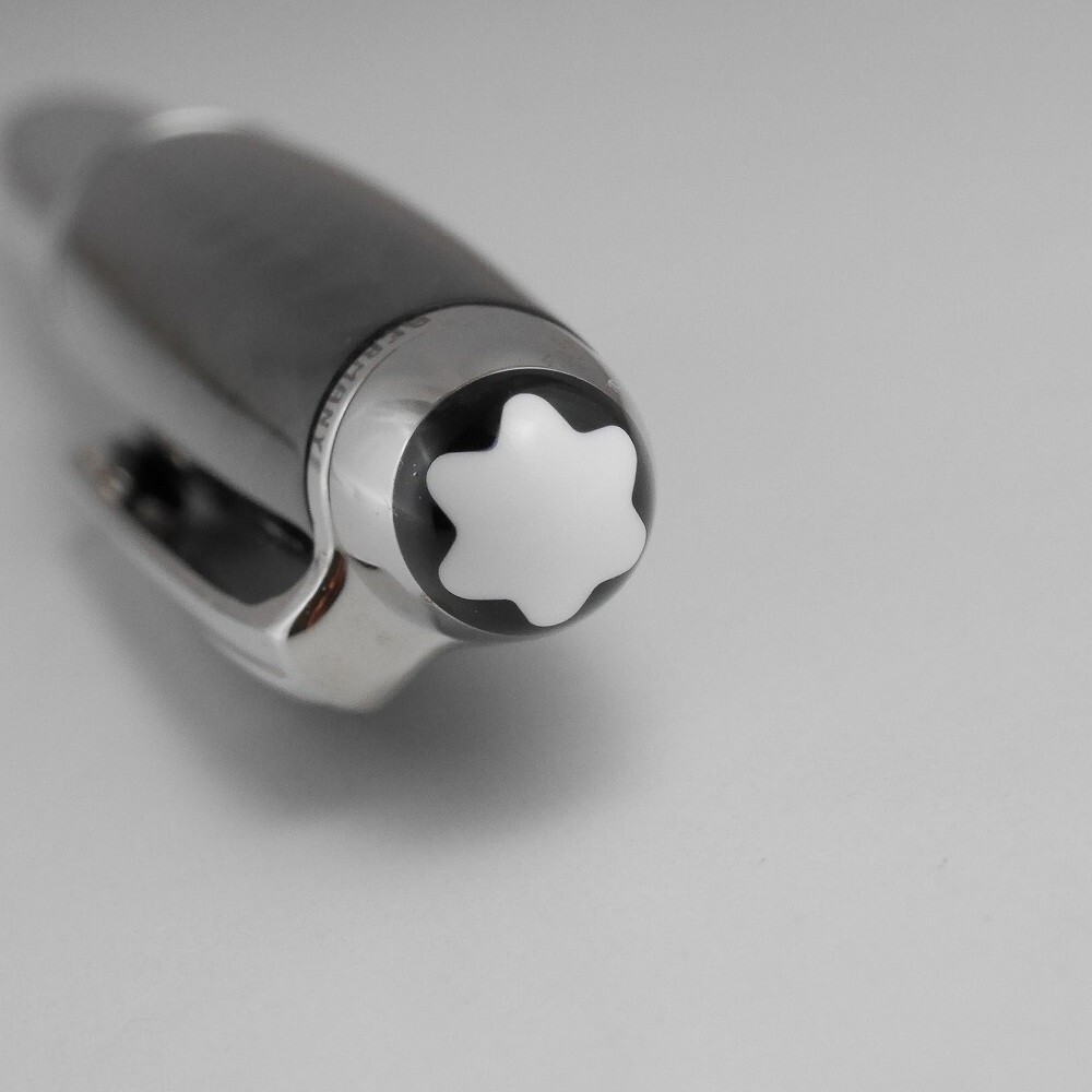 Montblanc Meisterstuck Solitaire Carbon Steel Ballpoint Pen