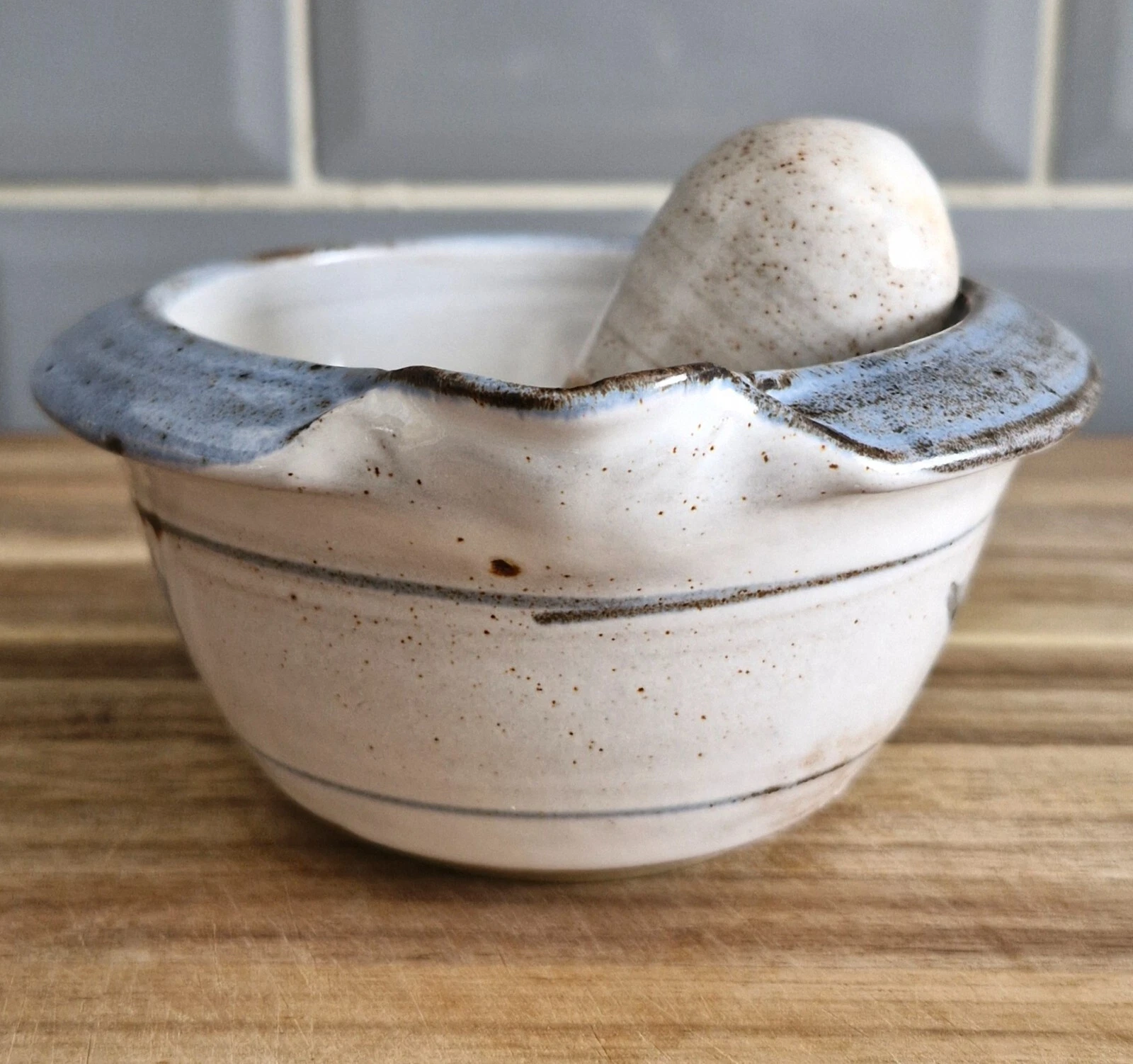1970's Rashleigh Hand Painted Mortar & Pestle Set
Opens in a new window or tab