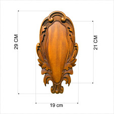 Brett für Hirsch, Damwild, Stier Trophäenschild schild Gehörnschild  k6-21 R