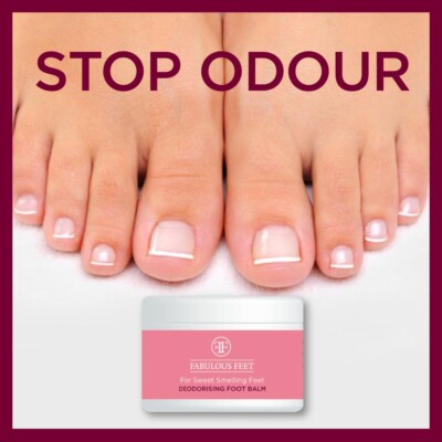 Fab Feet - Beruhigende Fußcreme - Deodorierender Balsam - Stoppt stinkende Füße - 100ml