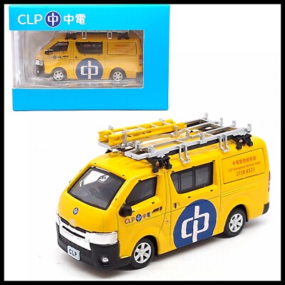TINY Toyota Hiace CLP Power HONG KONG CITY 1/64 Diecast Car Van