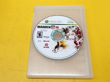 BLANK CASE Video Game Madden NFL 10 for Xbox 360