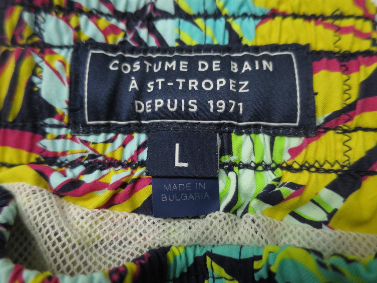 Head-turning VILBREQUIN St Tropez men's Hawaiian pattern swim shorts 34 J95