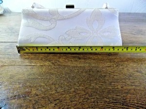 cream clutch purse