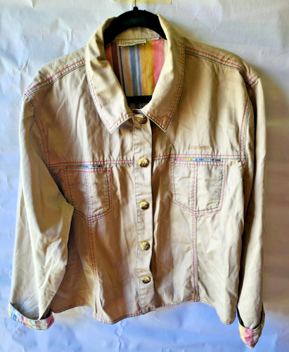 WOMENS LONGABERGER HOMESTEAD MED TAN JACKET
