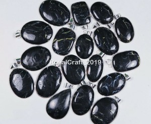 10 Pcs Natural Picasso Jasper Gemstone 925 Sterling Silver Plated Pendant Vpb49 Ebay