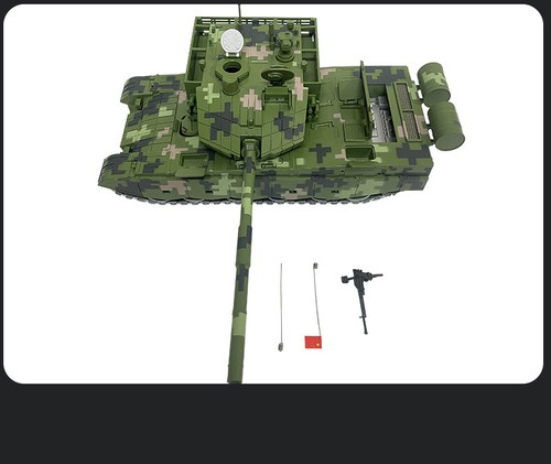 1: 32 Chinese 99A main battle tank model alloy tank digital camouflage - Picture 10 of 11