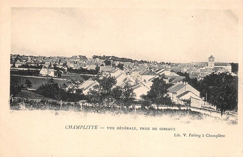 Carte Postale Ancienne CPA CHAMPLITTE - Le Chateau Et Ses Environs (réf. 636379)