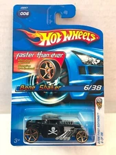 Hot Wheels BONE SHAKER - 2006 First Editions FASTER THAN EVER FTE #006 - Black