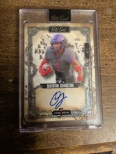 Quentin Johnston wild card Blue parallel tan 1/1  card 5CDCL-82