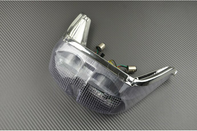 Feu stop LED transparent et étanche pour routière Yamaha YZF R6 RJ03