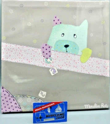 MOULIN ROTY CADRE TOILE "LES JOLIS PAS BEAUX" REFERENCE 629341 - Photo 1/2