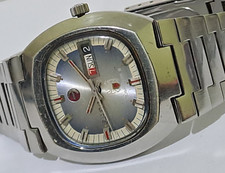 RARO RELOJ SUIZO AUTOMÁTICO PARA HOMBRES RADO MOSKETEER III 2798 DÍA FECHA TRABAJO AÑOS 70