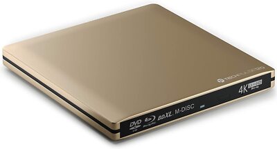 techPulse120 Tragbares USB 3.0 UHD 4k Laufwerk Blu-ray Brenner Superdrive Burner