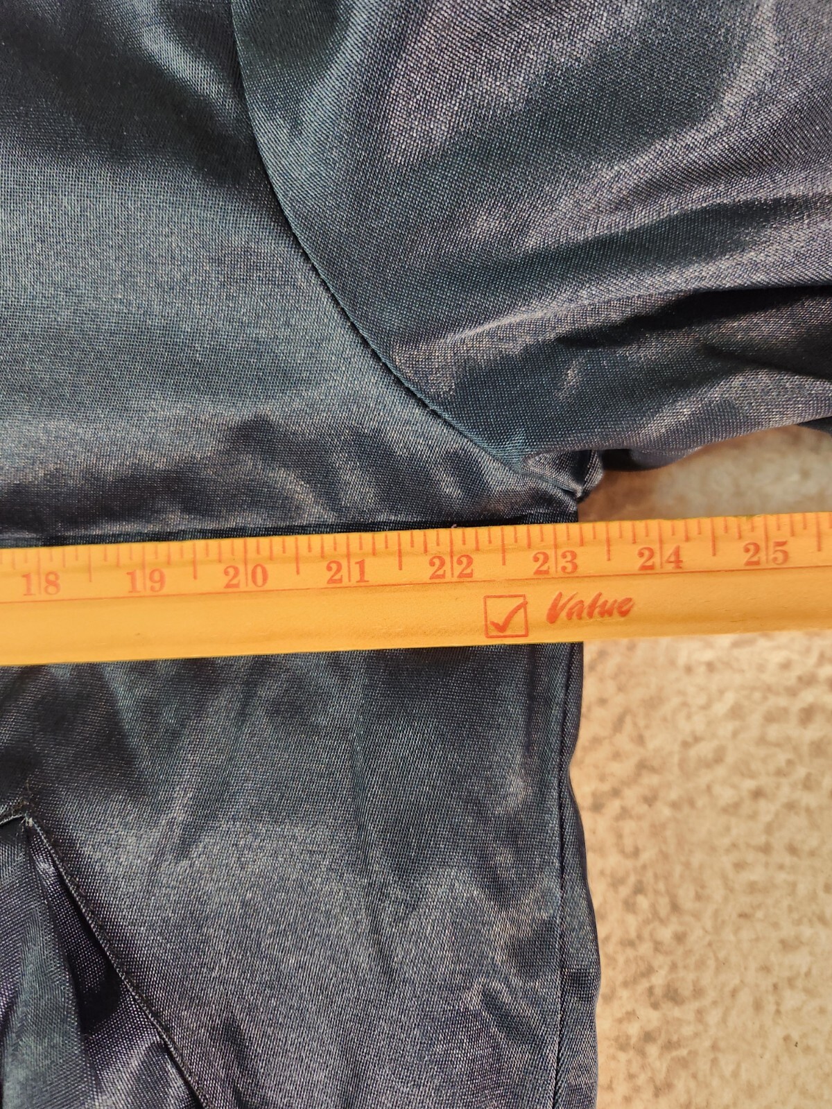 Vtg Flight Jacket Outer Shell Full Zip Quilted Li… - image 3