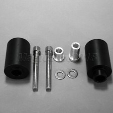 Coppia Protezioni Antiurto Scorrevole Telaio Moto Delrin per Honda CBR 954 RR 2003 02