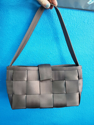 Excellent Brown Harveys Seatbelt Seat Belt Handbag Purse