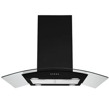 30inch Island Range Hood Vent 900CFM Kitchen Stove Vent 3-Speed Button Control