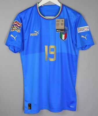 BNWT ITALY NATIONAL TEAM 2022 2023 HOME FOOTBALL SHIRT JERSEY #19