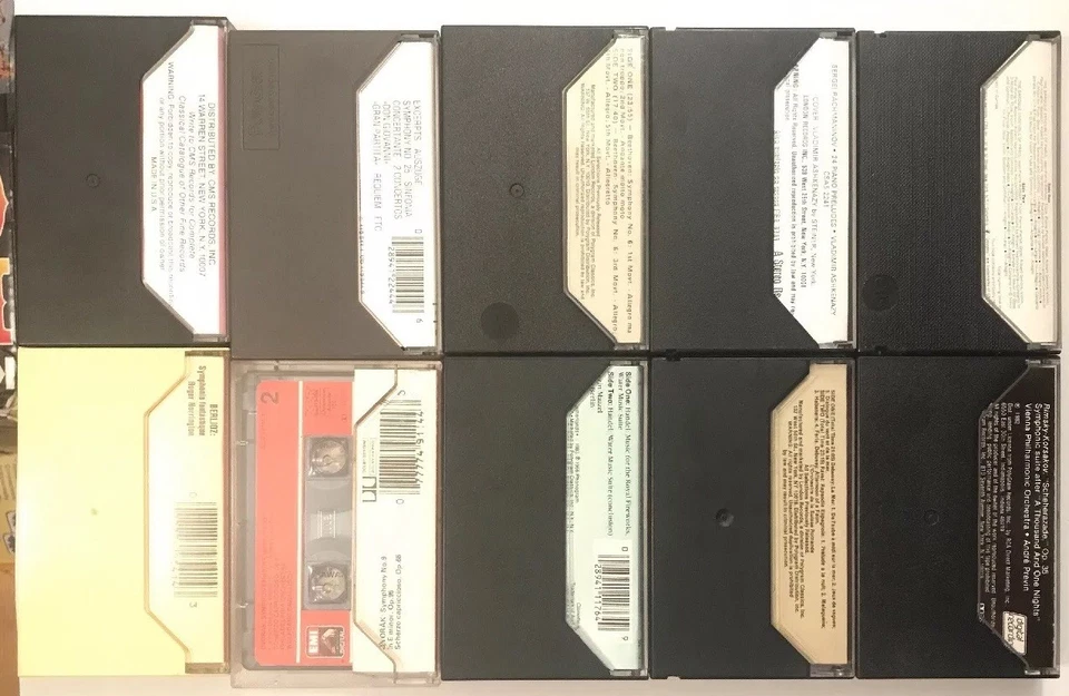 Лот из 10 классических лент Моцарт Гендель Дебюсси Вивальди Рахманинов Бетховен ПРОТЕСТИРОВАН - Изображение 3 из 4