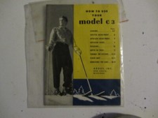 Argus C3 C 3 Camera Instruction Manual How to Use Owners Guide Booklet 1950