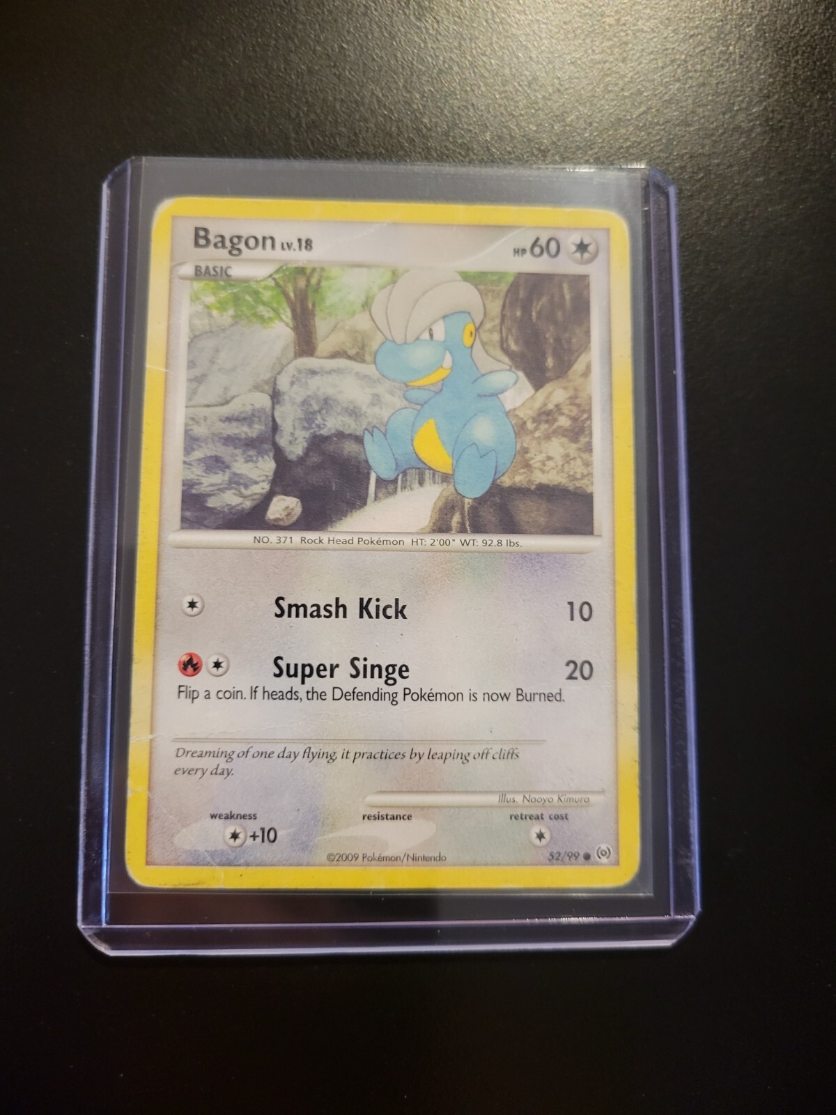 Pokemon Platinum Arceus 52/99 Card Bagon