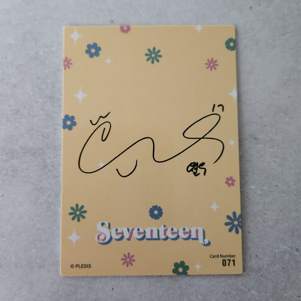 SEVENTEEN ウォヌ HANABI SEVENTEEN WONWOO Hanabi Photocard JAPAN PC kpop | eBay