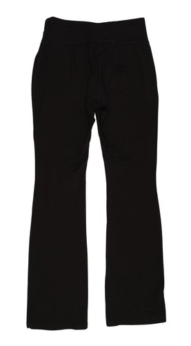 Eileen Fisher 145983 leggings donna cotone nero vita media svasati taglia X-Small - Foto 2 di 2